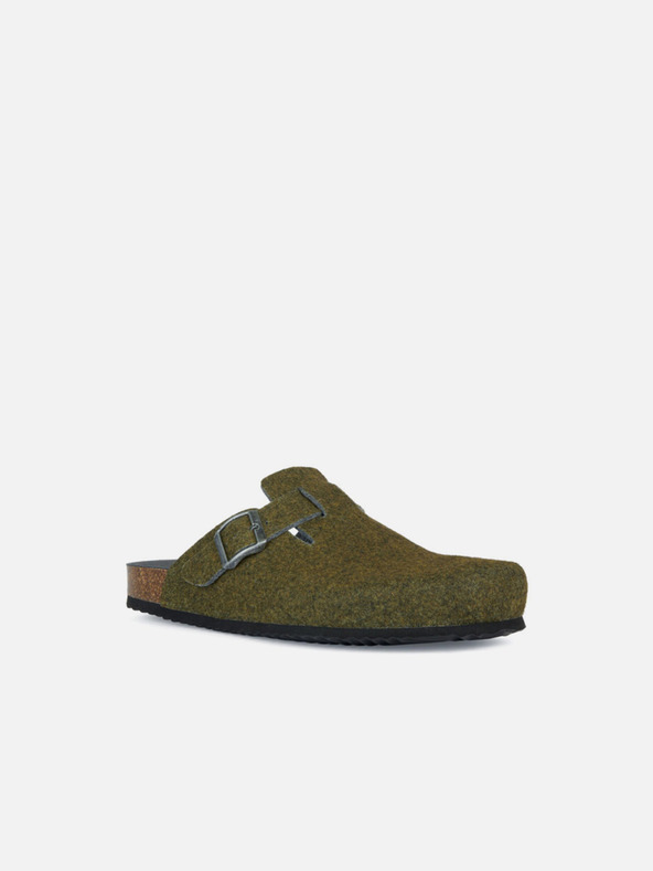 Geox Pantofole khaki da uomo Geox Ghita
