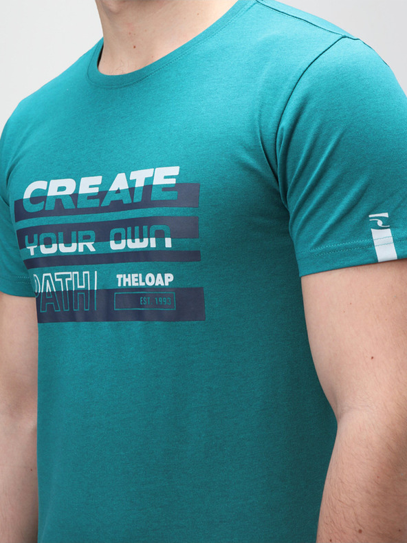 Loap Maglietta da uomo stampata a benzina LOAP BENUL