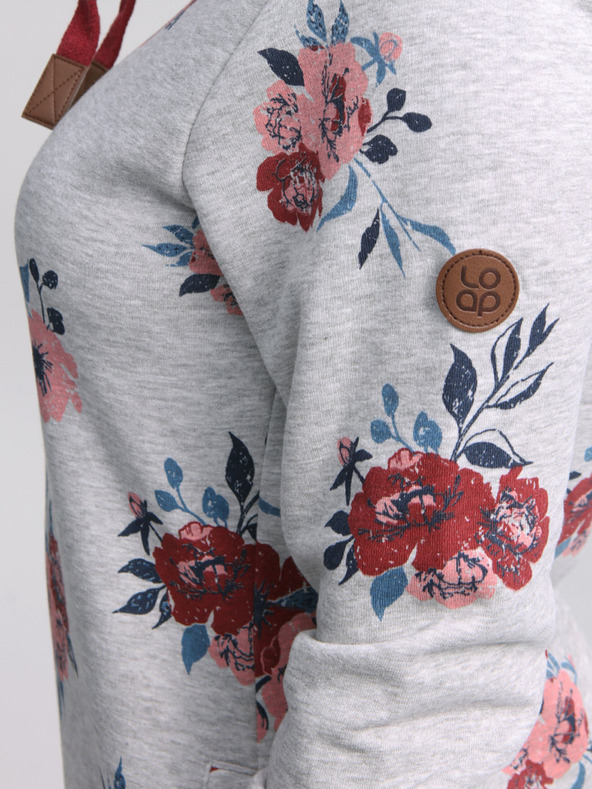 Loap Abito floreale grigio chiaro da donna LOAP Ebuna