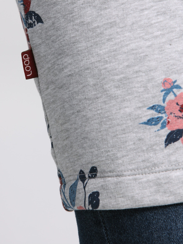 Loap Abito floreale grigio chiaro da donna LOAP Ebuna