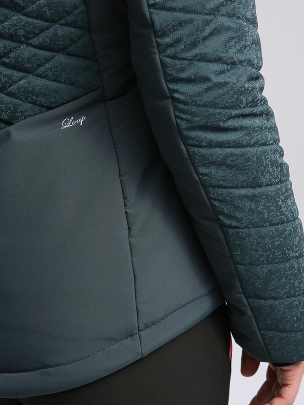 Loap Giacca da sci da donna color petrolio LOAP OKILARA