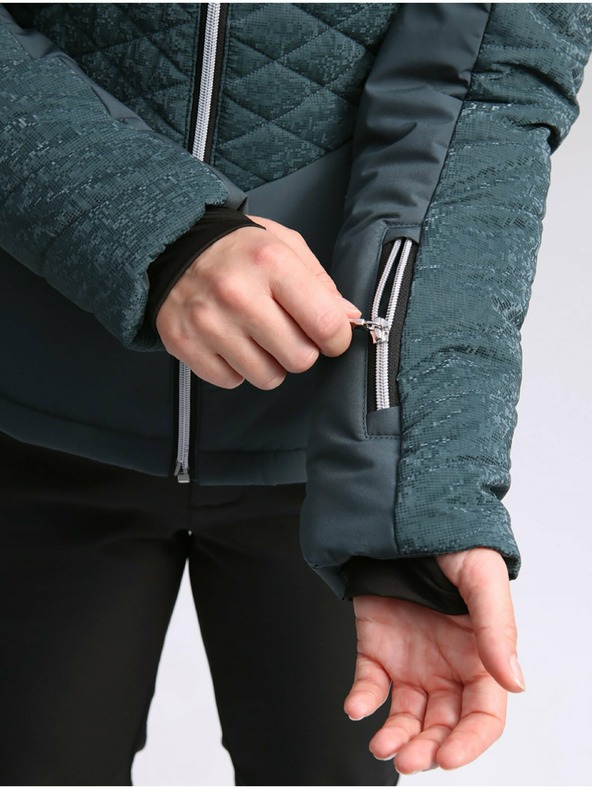 Loap Giacca da sci da donna color petrolio LOAP OKILARA