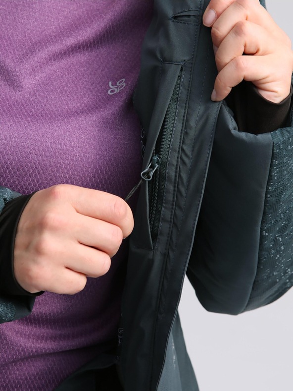 Loap Giacca da sci da donna color petrolio LOAP OKILARA