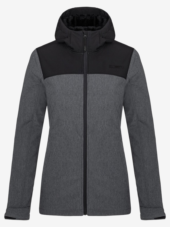 Loap Giacca softshell da donna nera e grigia LOAP LUKA