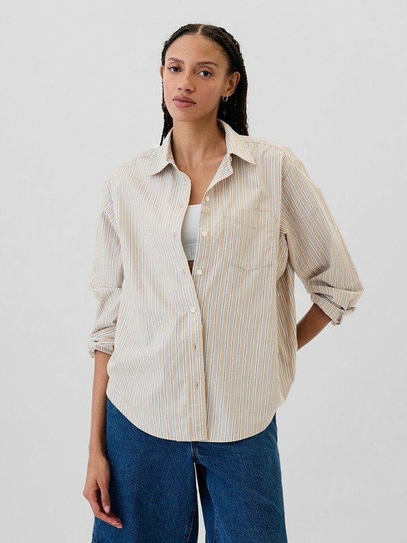 GAP Camicia oversize a righe Popeline Big Shirt GAP