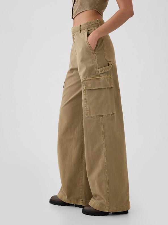 GAP Pantaloni con tasche Baggy Khaki Cargo GAP