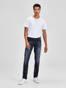 Jack & Jones Jeans slim fit blu scuro con effetto ricamato Jack & Jones Glenn