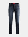 Jack & Jones Jeans slim fit blu scuro con effetto ricamato Jack & Jones Glenn