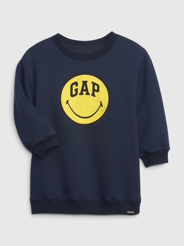 GAP Baby vestito in felpa Gap × SmileyWorld® GAP