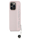 Karl Lagerfeld Karl Lagerfeld PU Saffiano Charm Cover posteriore per iPhone 14 Pro Max Rosa