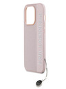 Karl Lagerfeld Karl Lagerfeld PU Saffiano Charm Cover posteriore per iPhone 14 Pro Max Rosa