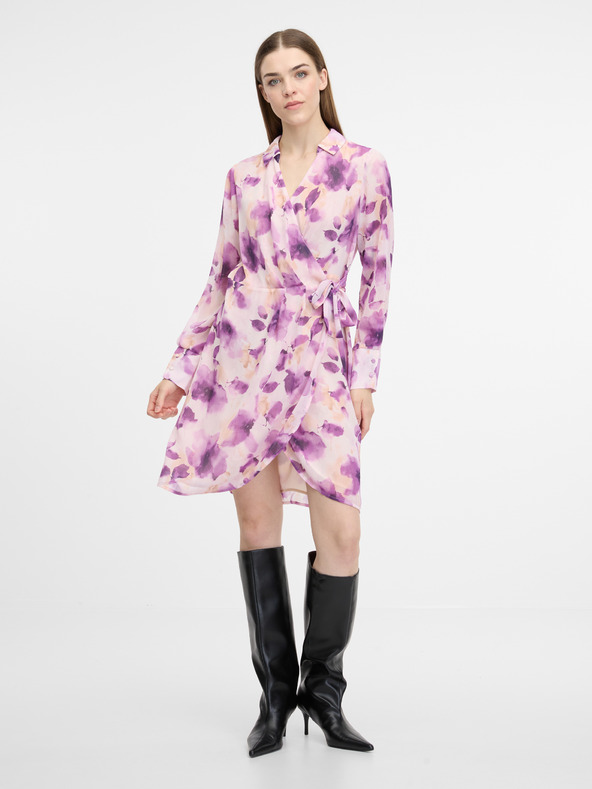 Orsay Abito al ginocchio da donna rosa ORSAY