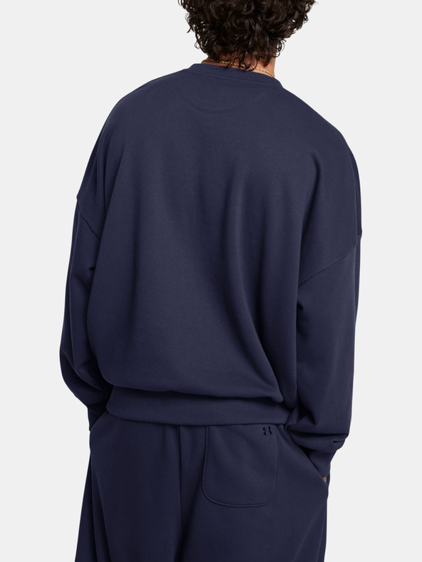 Under Armour Felpa Under Armour UA Icon HWT Terry OS Crew-BLU Uomo