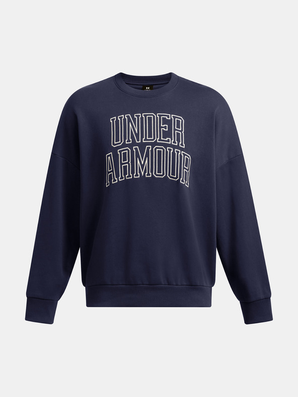 Under Armour Felpa Under Armour UA Icon HWT Terry OS Crew-BLU Uomo
