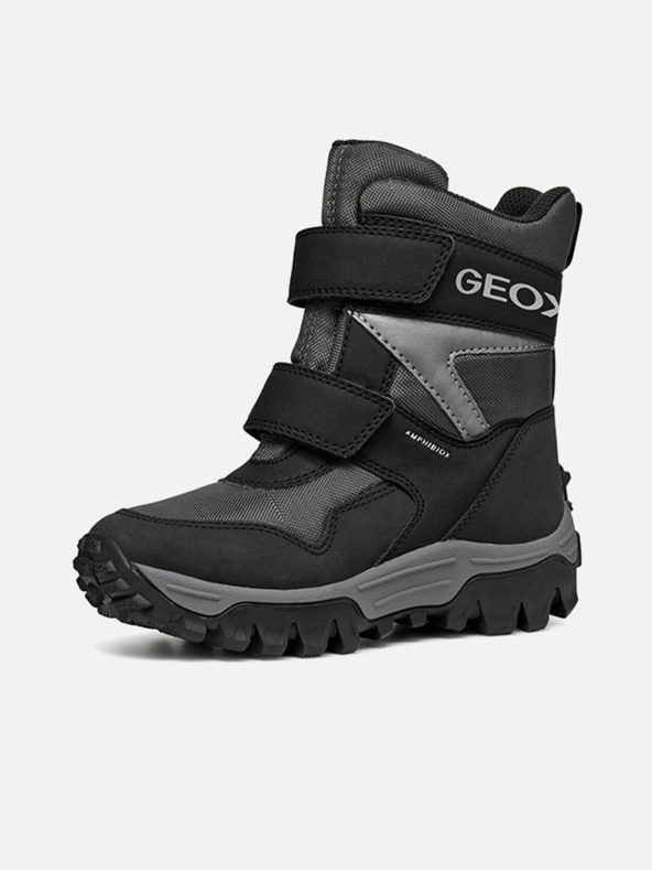 Geox Stivaletti neri da ragazzo Geox Himalaya B ABX