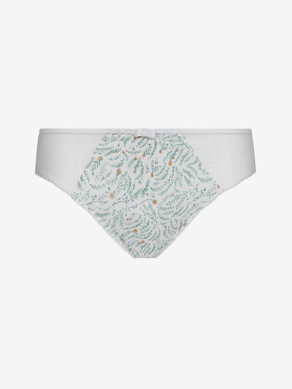 DIM Mutandine blu e bianche da donna a fantasia Dim GENEROUS COTTON BIO SLIP