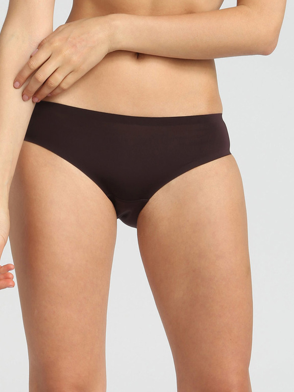 DIM Mutandine donna marrone scuro Dim INVISIFREE SLIP