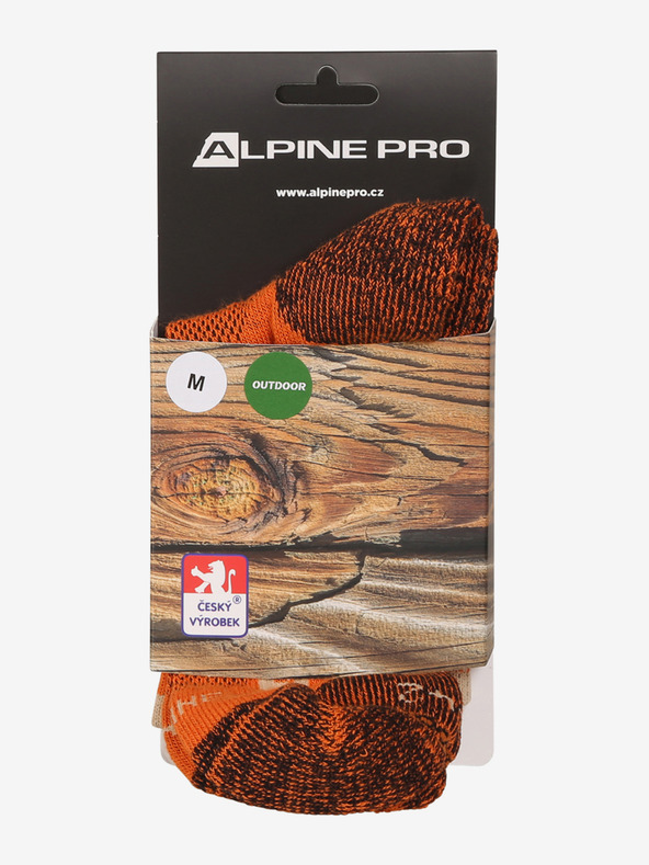 ALPINE PRO Calze sportive con trattamento antibatterico ALPINE PRO KEROWE anemone