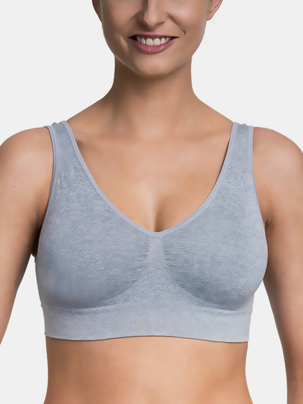 Bellinda Reggiseno sportivo Bellinda grigio chiaro da donna