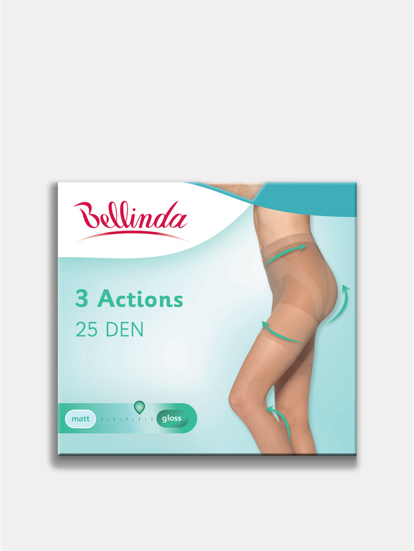 Bellinda Collant modellanti Bellinda neri da donna 3ACTIONS 25 DEN