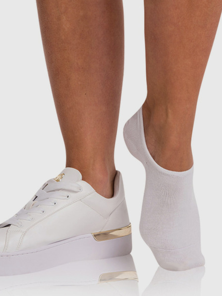 Bellinda Bianco Calzini Bamboo molto bassi da donna BELLINDA Bamboo Footie