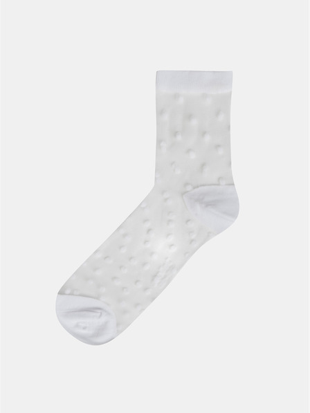 Bellinda Calzini di seta bianchi a pois da donna Bellinda TRENDY SOCKS