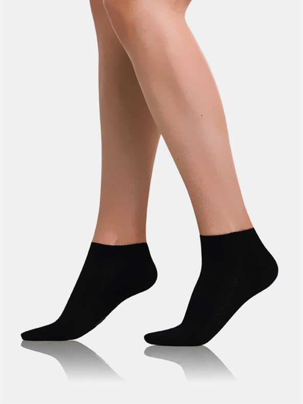 Bellinda Calzini neri da donna Bellinda BAMBUS AIR LADIES IN-SHOE SOCKS