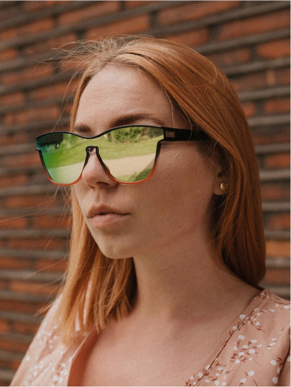 VEYREY VeyRey Occhiali da sole Orin Polarized Lenti arancioni semi-incorniciate Universale