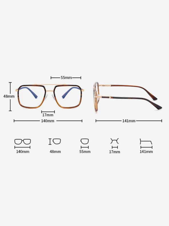 VEYREY Occhiali da sole neri blu che bloccano la luce VeyRey Blanks