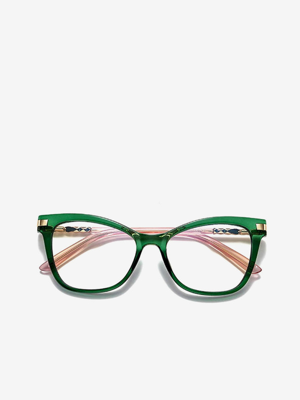 VEYREY VeyRey Occhiali da sole blu che bloccano la luce Cat Eye Biscuit