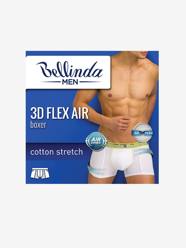 Bellinda Boxer sportivo nero da uomo Bellinda 3D FLEX AIR BOXER