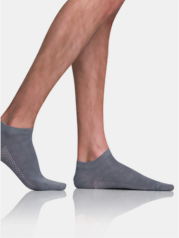 Bellinda Calzettoni Bellinda BAMBUS AIR IN-SHOE grigio uomo