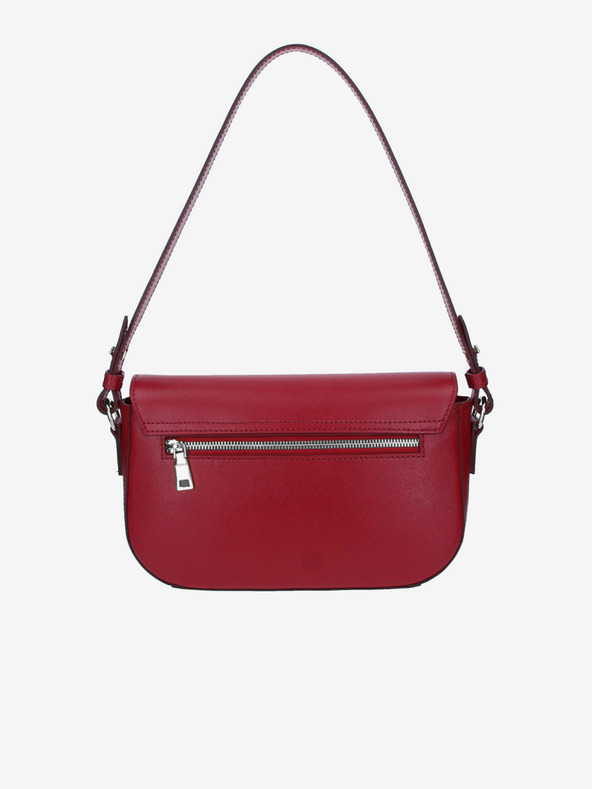 Elega Borsa a tracolla in pelle rossa da donna ELEGA Farfalle