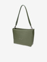 Elega Borsa a tracolla in pelle verde da donna Elega Fluffy