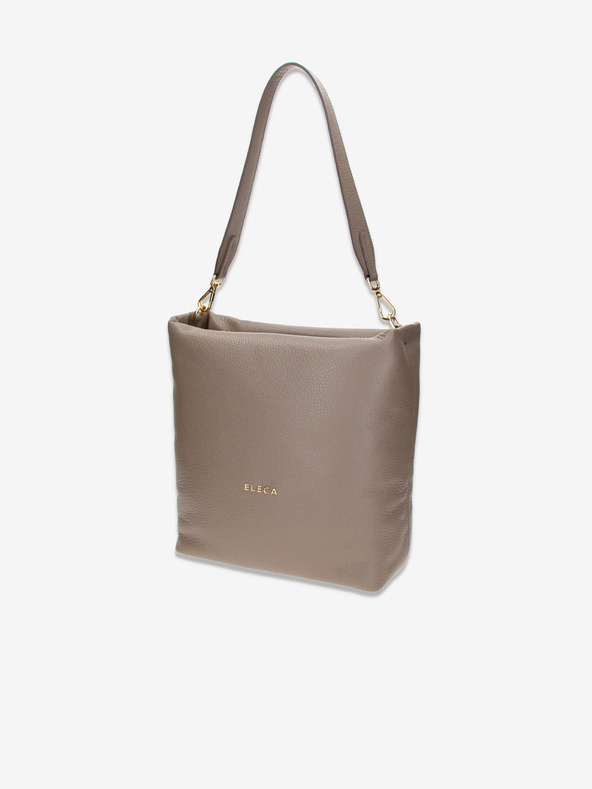 Elega Borsa a tracolla in pelle Elega Fluffy beige da donna