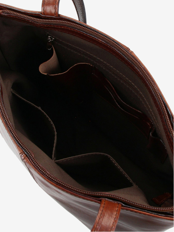 Elega Borsa in pelle marrone da donna ELEGA Mel