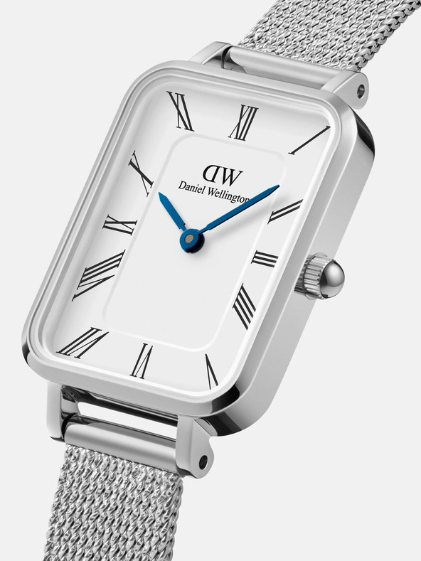 Daniel Wellington Orologio da donna Daniel Wellington Quadro in argento sterling a maglia