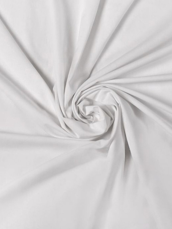 Kvalitex Lenzuolo in cotone 240x230cm bianco Kvalitex