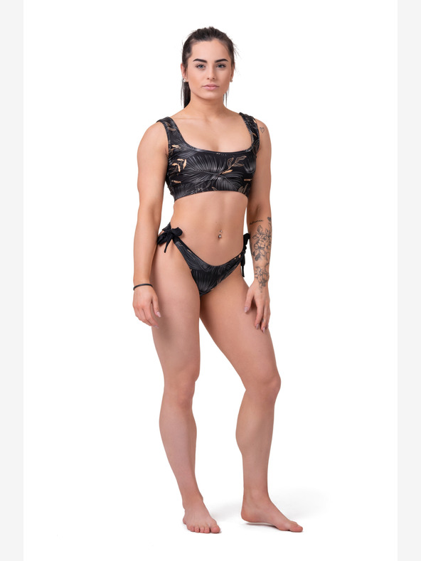 Nebbia Bikini Active Black - bralette 554 S, nero vulcanico