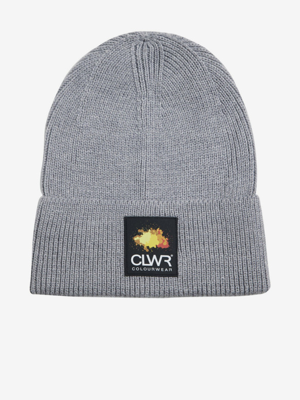 Tenson unisex COLOURWEAR Badge Beanie grigio grande