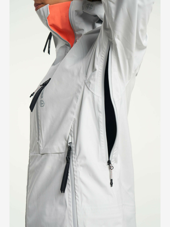 Tenson Giacca a membrana da sci e skialp da donna TENSON Shibui Shell Jacket W grigio chiaro
