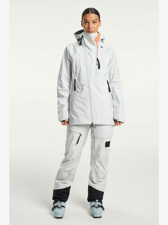 Tenson Giacca a membrana da sci e skialp da donna TENSON Shibui Shell Jacket W grigio chiaro