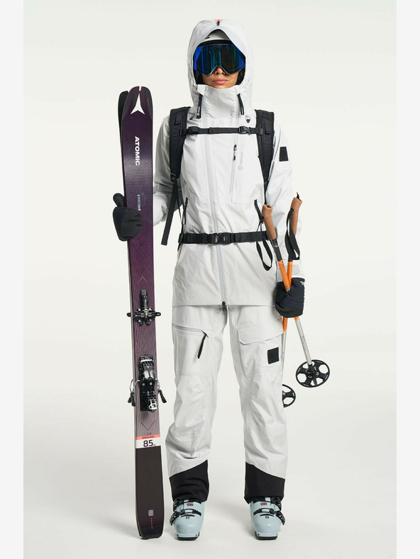 Tenson Giacca a membrana da sci e skialp da donna TENSON Shibui Shell Jacket W grigio chiaro