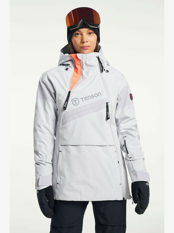 Tenson Giacca da sci donna TENSON Aerismo JackoRak W grigio chiaro