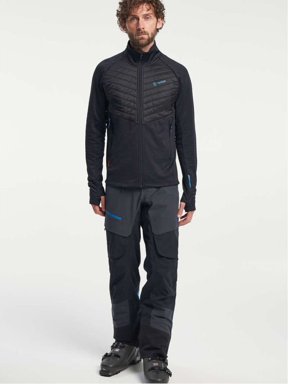 Tenson Felpa con cappuccio funzionale da uomo TENSON Touring Midlayer M nero