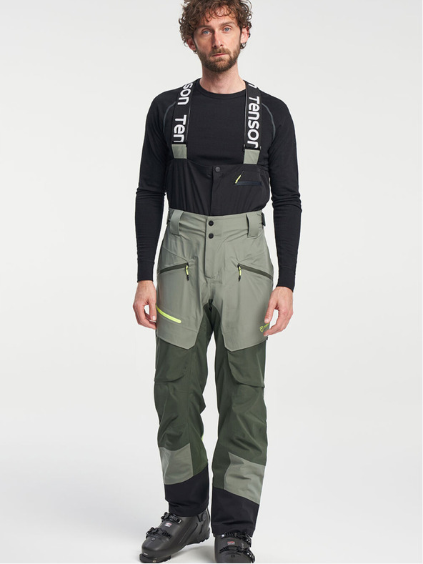 Tenson Pantaloni da uomo TENSON Touring Shell Pant M verde scuro