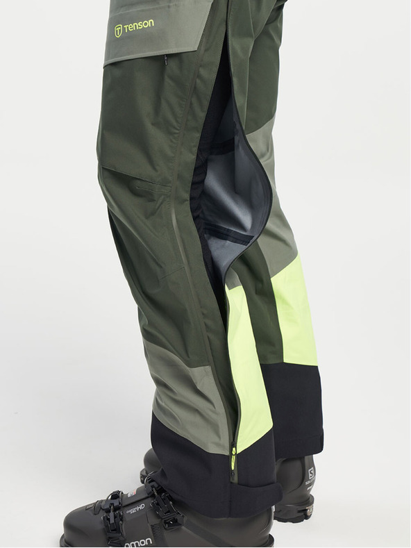 Tenson Pantaloni da uomo TENSON Touring Shell Pant M verde scuro