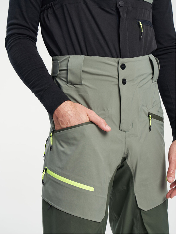 Tenson Pantaloni da uomo TENSON Touring Shell Pant M verde scuro
