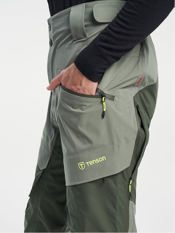 Tenson Pantaloni da uomo TENSON Touring Shell Pant M verde scuro