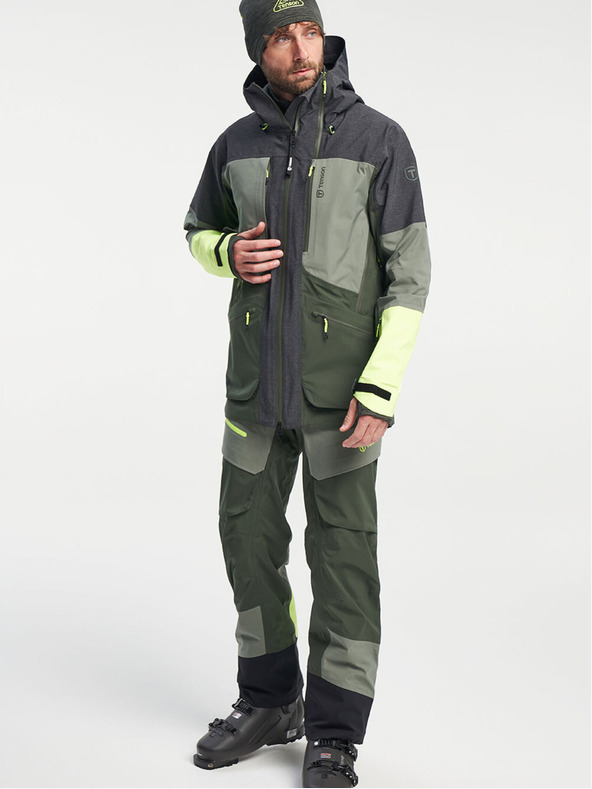 Tenson Pantaloni da uomo TENSON Touring Shell Pant M verde scuro